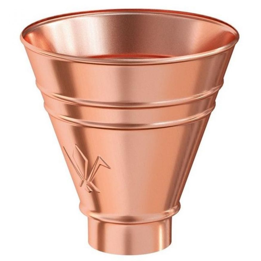 Водосборная воронка круглая Aquasystem, медь 125/90 купить в Барнауле