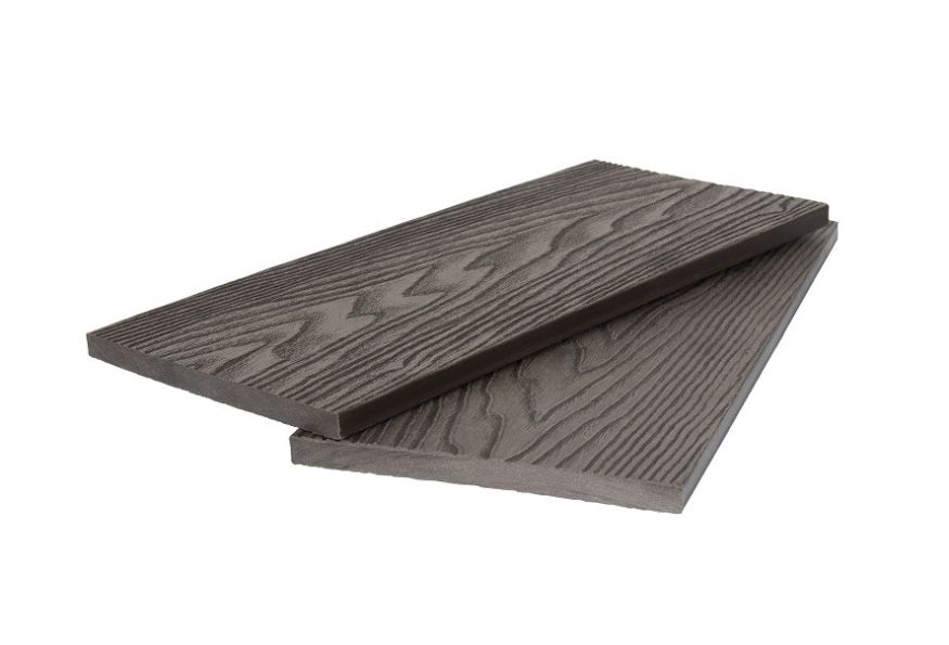 Двухсторонняя полнотелая универсальная доска 3D+3D POLIVAN GROUP DENPASAR тёмно-коричневого цвета. купить в Барнауле