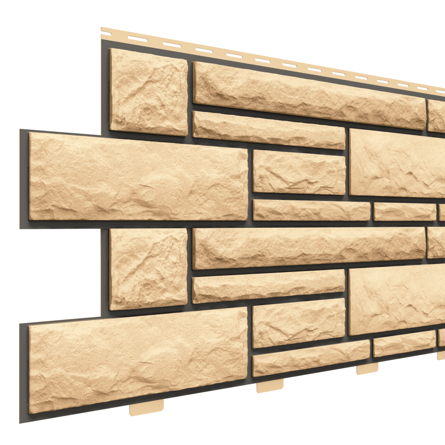 Фасадные панели Доломит, Доломит Премиум, Имбирь купить в Барнауле