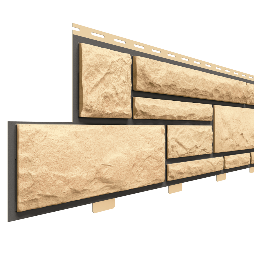 Фасадные панели Доломит, Доломит Премиум, Имбирь купить в Барнауле