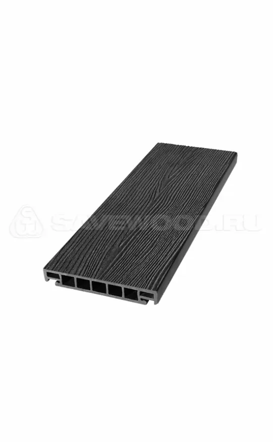 Террасная доска ДПК SaveWood, SW Salix (S) (R), Черный купить в Барнауле