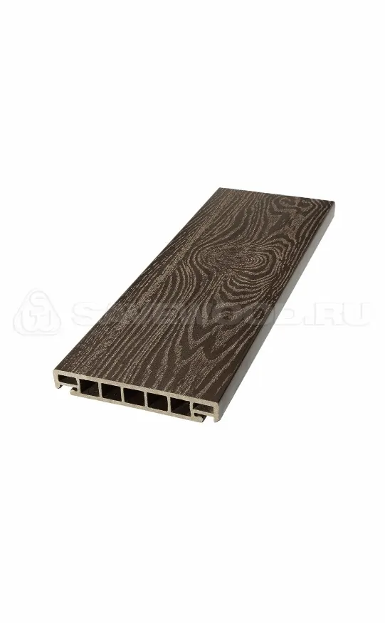 Террасная доска ДПК SaveWood, SW Salix (S) (T), Темно-коричневый купить в Барнауле