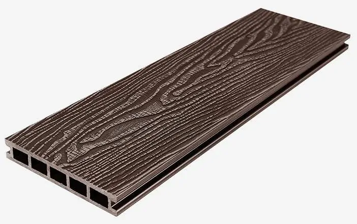 Террасная доска из ДПК RusDecking Unodeck Vintage - Цвет Венге купить в Барнауле