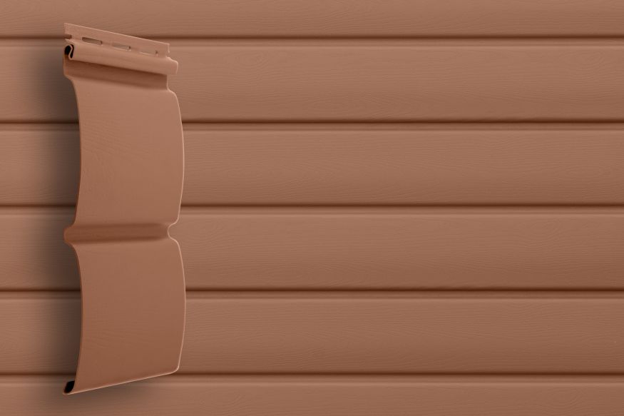 Сайдинг Grand Line, Блок-хаус D4.8 Цвет: Темно-бежевый купить в Барнауле