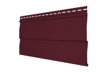 Акриловый сайдинг Tecos Корабельный брус, Бургунд