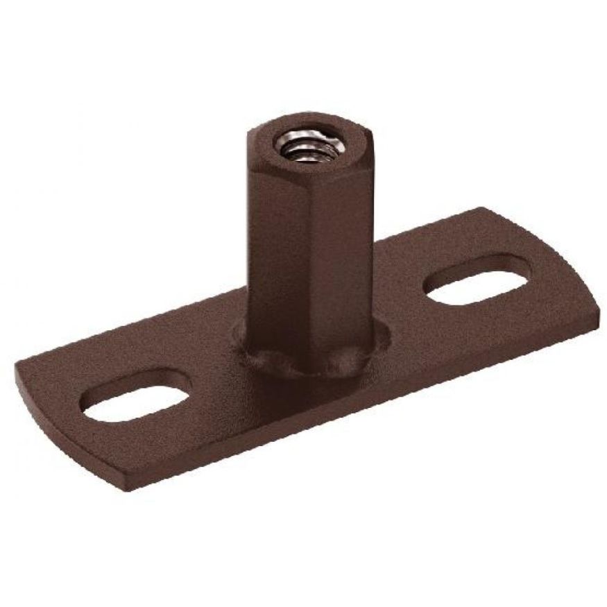 Держатель для хомута Aquasystem под метиз, RAL 8017, коричневый матовый, 150/100 купить в Барнауле