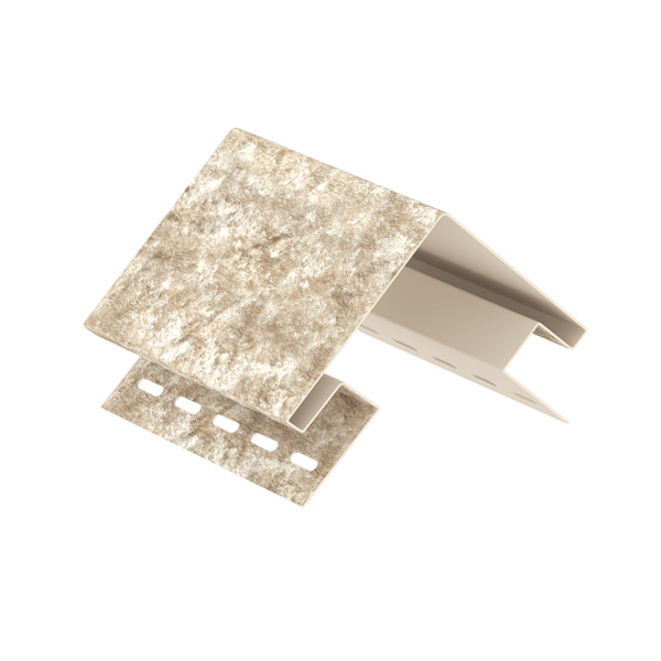 Наружный угол Ю-Пласт, Стоун-хаус Кварцит, Светло-Бежевый купить в Барнауле