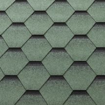 Гибкая черепица KATEPAL серия KATRILLI цвет зелёный