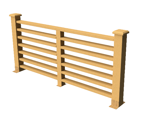 Декоративное ограждение из ДПК GRINDERDECO Марсело песчаник купить в Барнауле