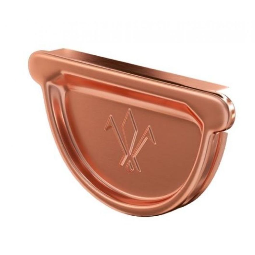 Универсальная заглушка с резиновым уплотнителем Aquasystem, медная, 125/90 купить в Барнауле