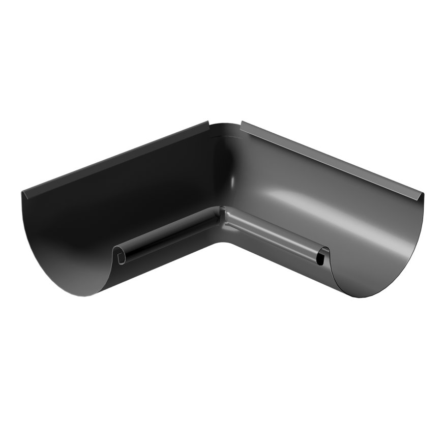 Внутренний угол желоба 90˚, Docke Stal Premium, Цвет графит купить в Барнауле