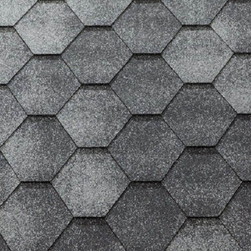 Гибкая черепица KATEPAL JAZZY серого цвета купить в Барнауле