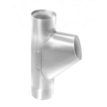 Тройник трубы Grand Line, белый (RAL 9003)