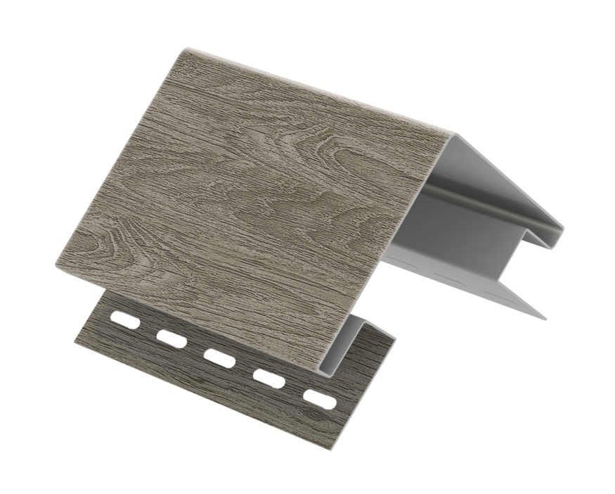 Внешний угол Ю-Пласт, Timberblock Планкен, Серый. купить в Барнауле