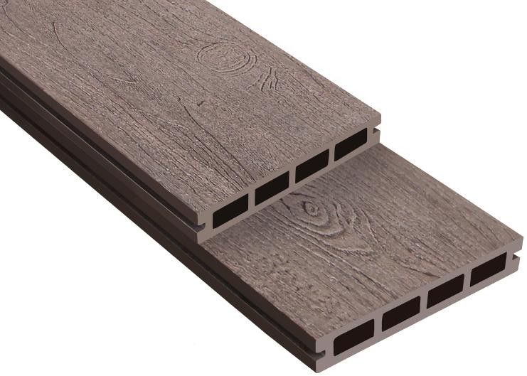 Террасная доска ДПК Outdoor 3D NEVADA/CALIFORNIA коричневая микс купить в Барнауле