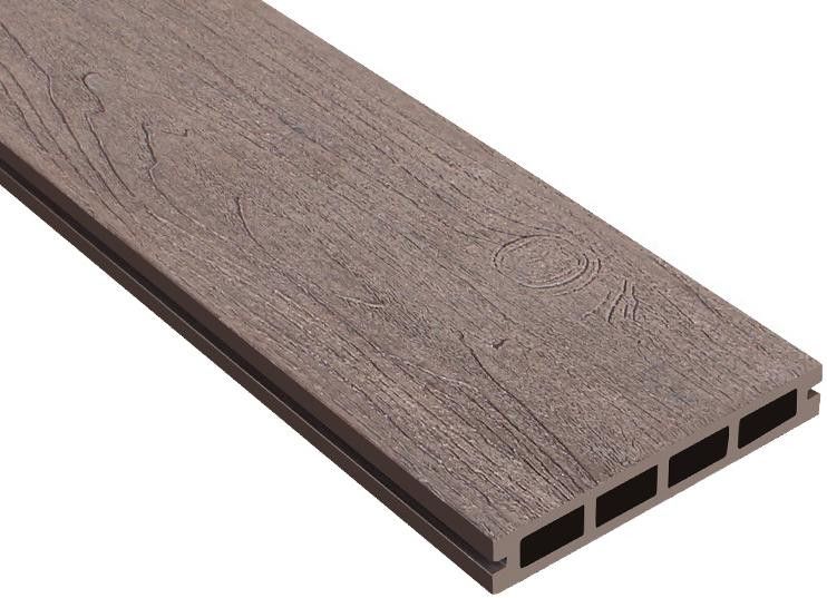 Террасная доска ДПК Outdoor 3D NEVADA/CALIFORNIA коричневая микс купить в Барнауле