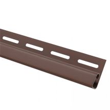 Коричневая финишная планка для сайдинга