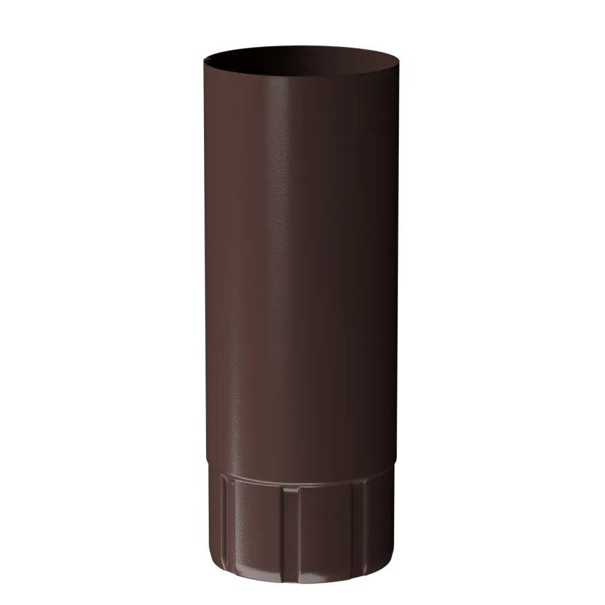 Водосточная труба 1 м Docke Stal Premium, цвет Шоколад купить в Барнауле