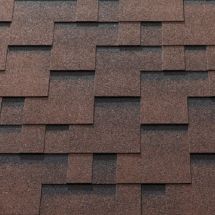 Гибкая черепица KATEPAL ROCKY, цвет спелый каштан