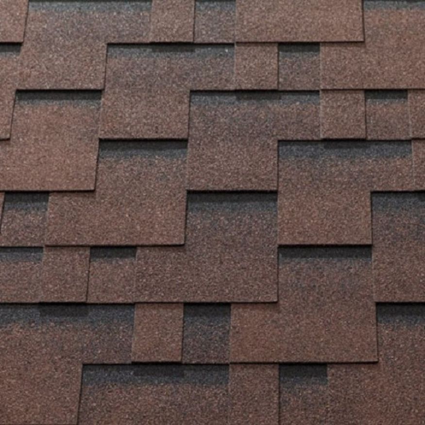 Гибкая черепица KATEPAL ROCKY, цвет спелый каштан купить в Барнауле