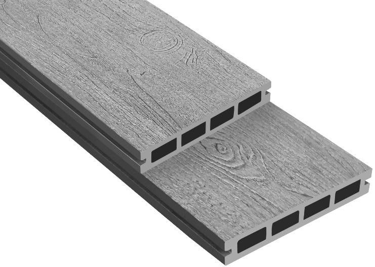 Террасная доска ДПК Outdoor 3D NEVADA/CALIFORNIA в сером цвете. купить в Барнауле