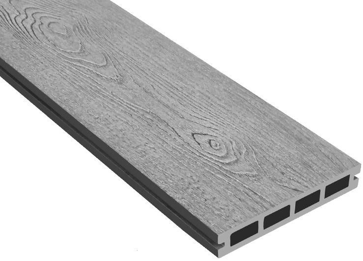 Террасная доска ДПК Outdoor 3D NEVADA/CALIFORNIA в сером цвете. купить в Барнауле