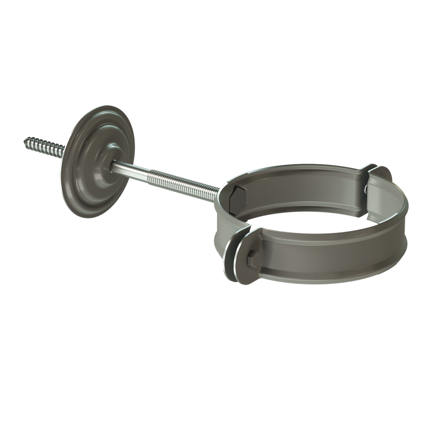 Хомут для водосточной трубы Docke Stal Premium, цвет графит купить в Барнауле