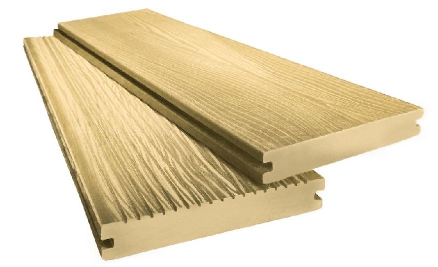 Террасная доска ДПК 3D МАССИВ АЙ-ТЕХПЛАСТ золотистая купить в Барнауле