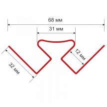 Угол внутренний коричневого цвета для сайдинга