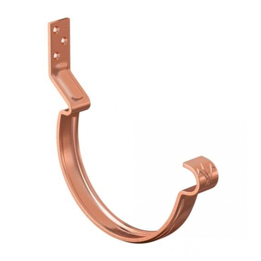 Короткий крюк для крепления желоба Aquasystem, медный, 125/90 купить в Барнауле