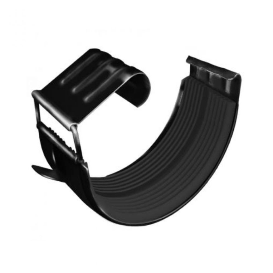 Соединитель для водосточного желоба Grand Line, черный (RAL 9005) купить в Барнауле