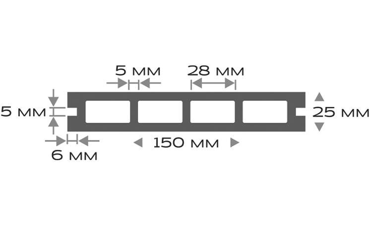 Террасная доска ДПК Outdoor 3D NEVADA/CALIFORNIA в цвете красного дерева купить в Барнауле