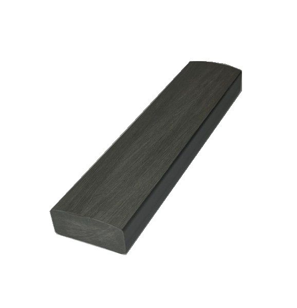 Лавочный брус Ecodecking Некст полнотелый брашированный, Графит купить в Барнауле