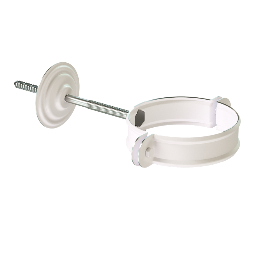 Хомут для водостока Docke Stal Premium, Пломбир купить в Барнауле