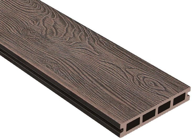 Террасная доска ДПК Outdoor 3D NEVADA/Коричневый вельветовый микс купить в Барнауле