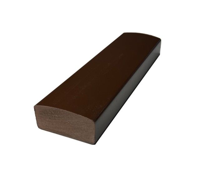 Лавочный брус Ecodecking Некст полнотелый глянцевый, Шоколад купить в Барнауле