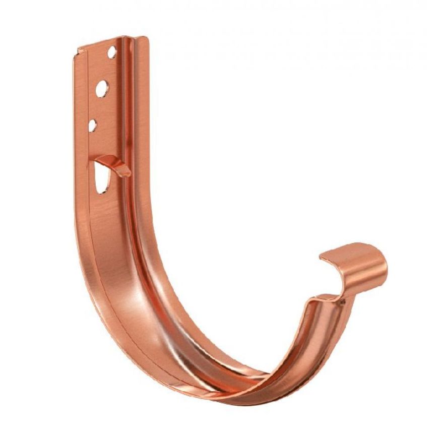 Универсальный крюк для крепления желоба Aquasystem, медь 125/90 купить в Барнауле