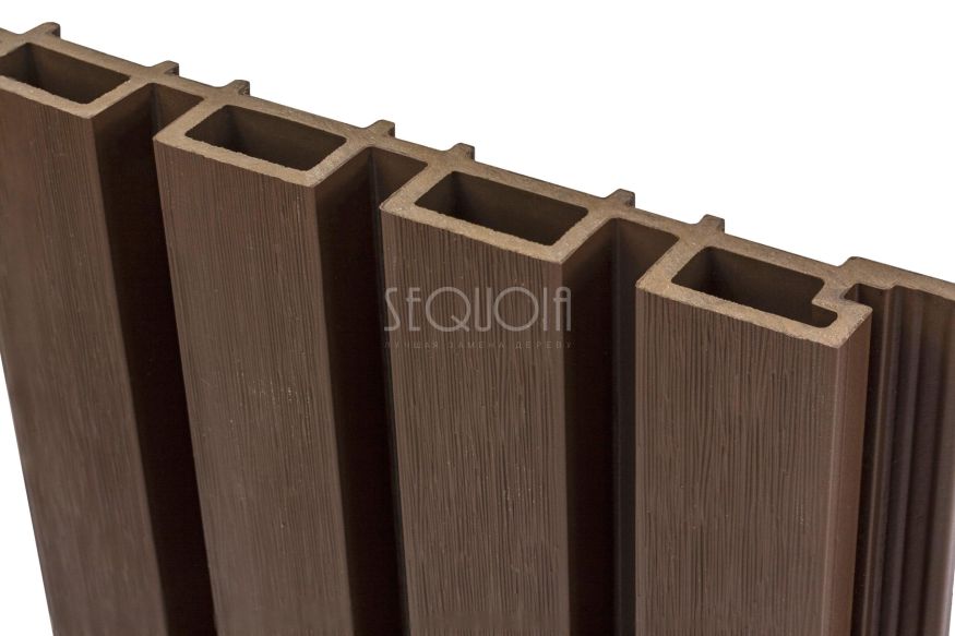 Доска фасадная SEQUOIA co-extrusion Коричневая купить в Барнауле