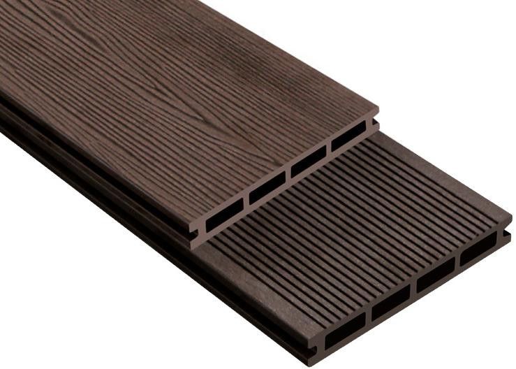 Террасная доска ДПК Outdoor 3D STORM/Вельвет коричневый микс купить в Барнауле
