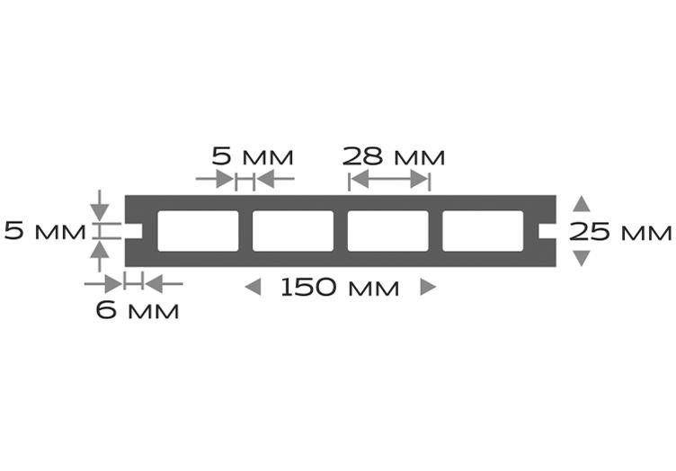 Террасная доска ДПК Outdoor 3D STORM/Вельвет коричневый микс купить в Барнауле