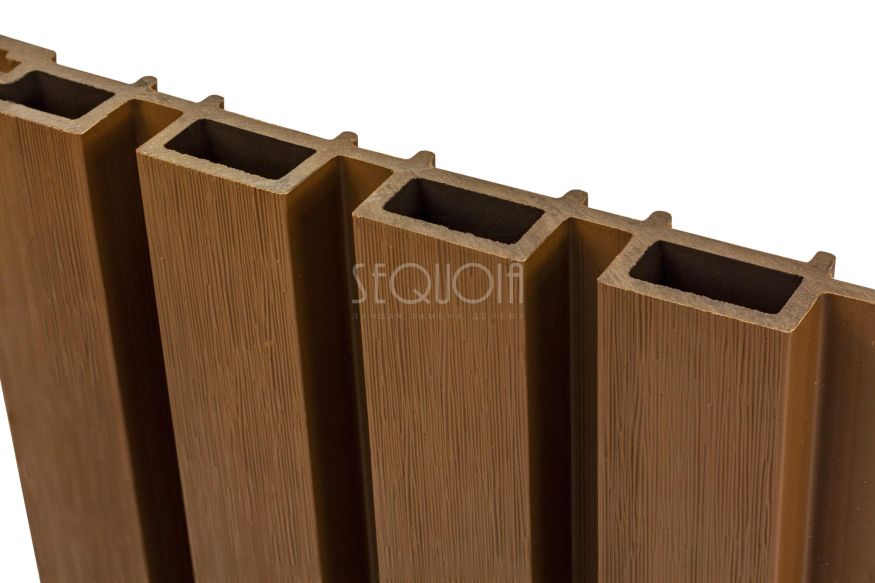 Доска фасадная SEQUOIA co-extrusion Светло-коричневая купить в Барнауле