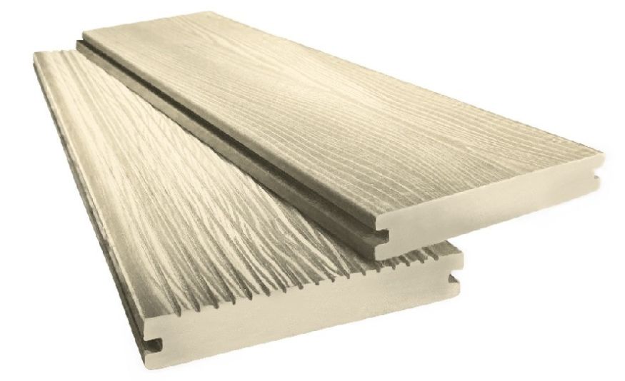 Террасная доска ДПК 3D МАССИВ АЙ-ТЕХПЛАСТ цвет слоновая кость купить в Барнауле