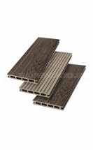 Террасная доска ДПК SaveWood, SW Carpinus (T), Темно-коричневый