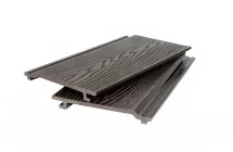 Фасадная доска из ДПК 3D WOOD Темно-коричневый