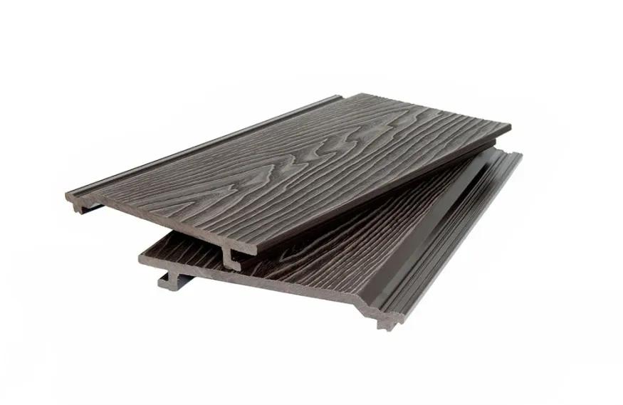 Фасадная доска из ДПК 3D WOOD Темно-коричневый купить в Барнауле