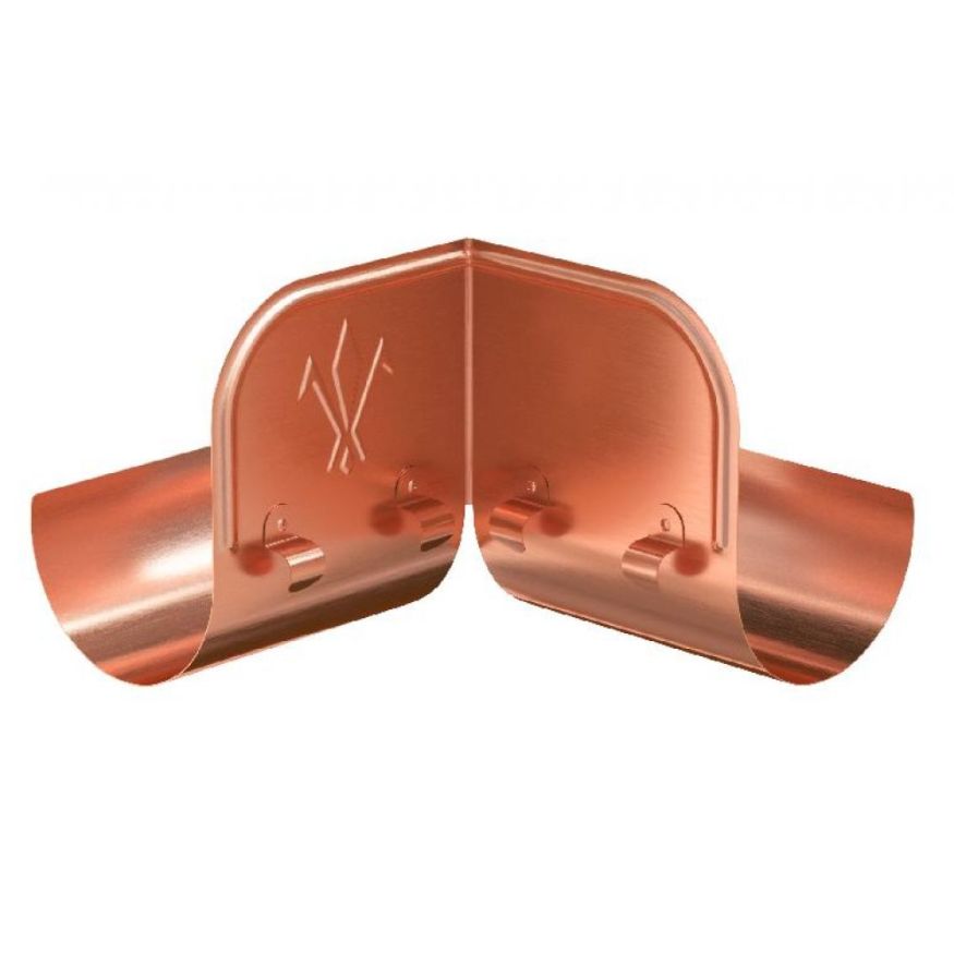 Угловой ограничитель перелива Aquasystem, медь 125/90 купить в Барнауле