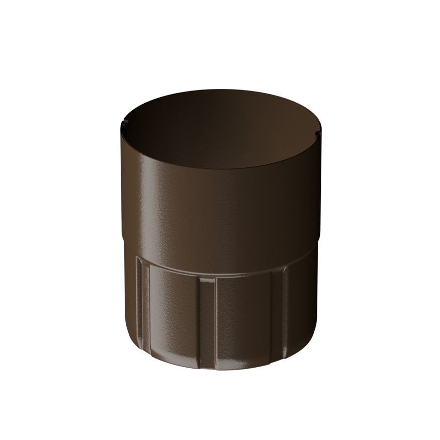 Соединительная муфта для водостока Docke Stal Premium, цвет Каштан. купить в Барнауле