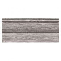 Виниловый сайдинг Tecos Lux Двойной оцилиндрованный брус, Алтайская берёза