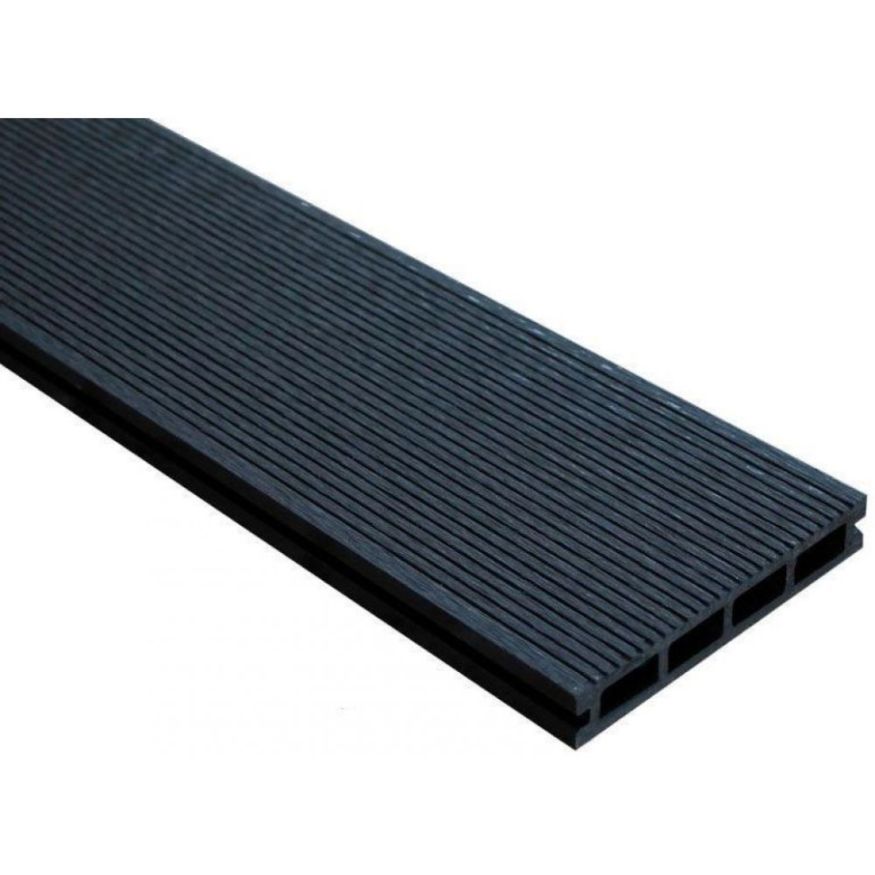 Террасная доска ДПК Outdoor Вельвет шлифованная черного цвета купить в Барнауле