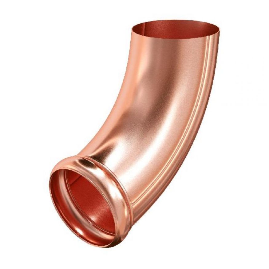 Декорированный отвод трубы Aquasystem из меди 125/90 купить в Барнауле